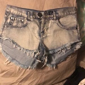 TOBI denim shorts